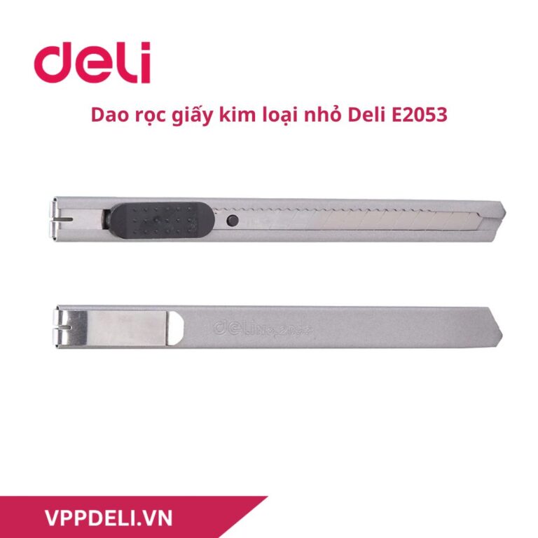 Dao rọc giấy kim loại nhỏ Deli E2053