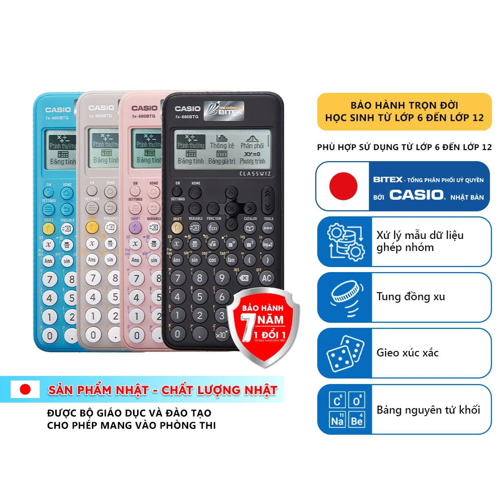 Máy tính CASIO FX-880BTG